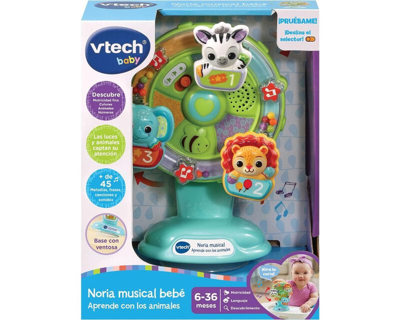 VTech VTech Noria Musical Aprende con los Anima... image number null