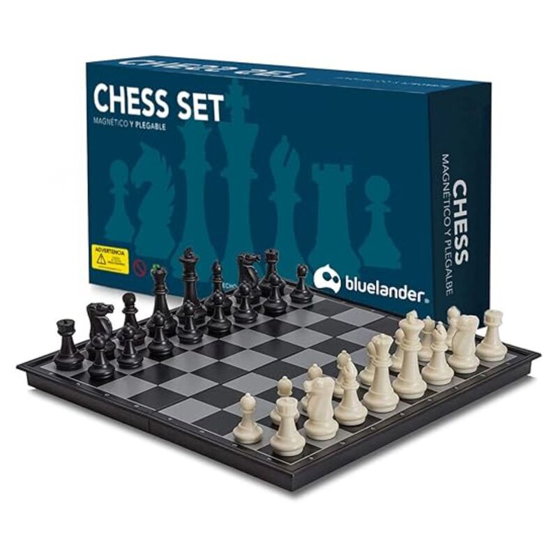 Ajedrez Blanco y Negro Bluelander image number null