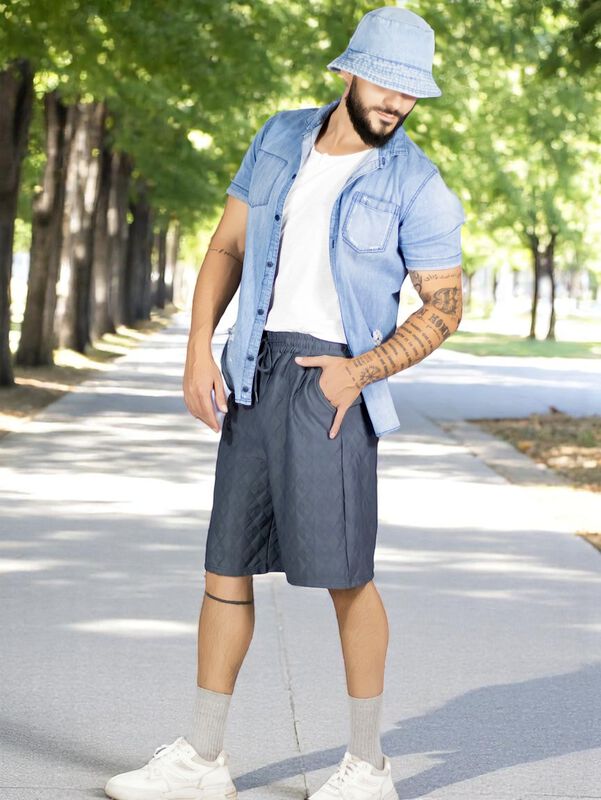 Short Hombre Casual Cintura Ajustable Detalles ... image number null