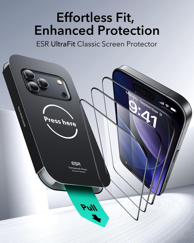 Protector De Pantalla Esr Para Iphone 17 Pro Ma... image number null