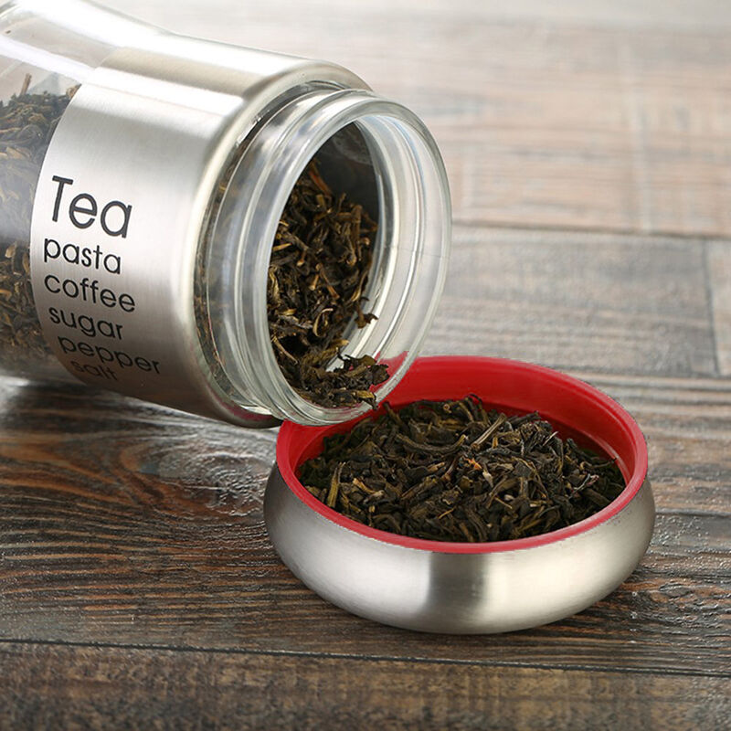 Juego de Especieros de Vidrio con Base Contempo image number null