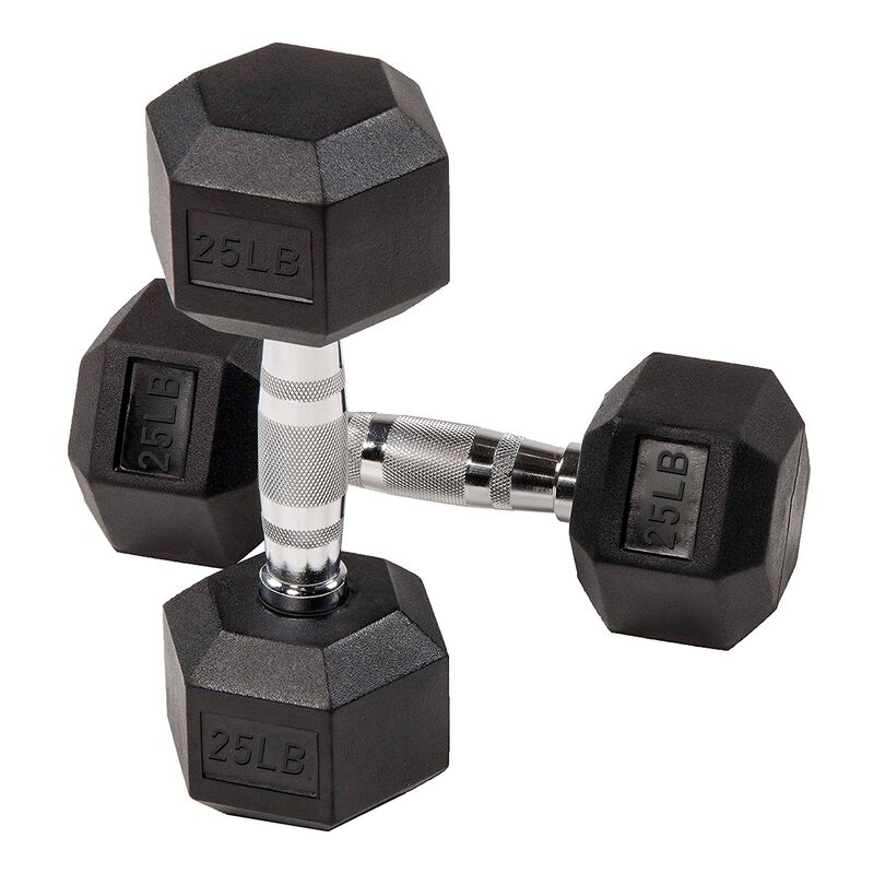Par de Mancuernas Hexagonal de 25 Lbs Bluelande... image number null