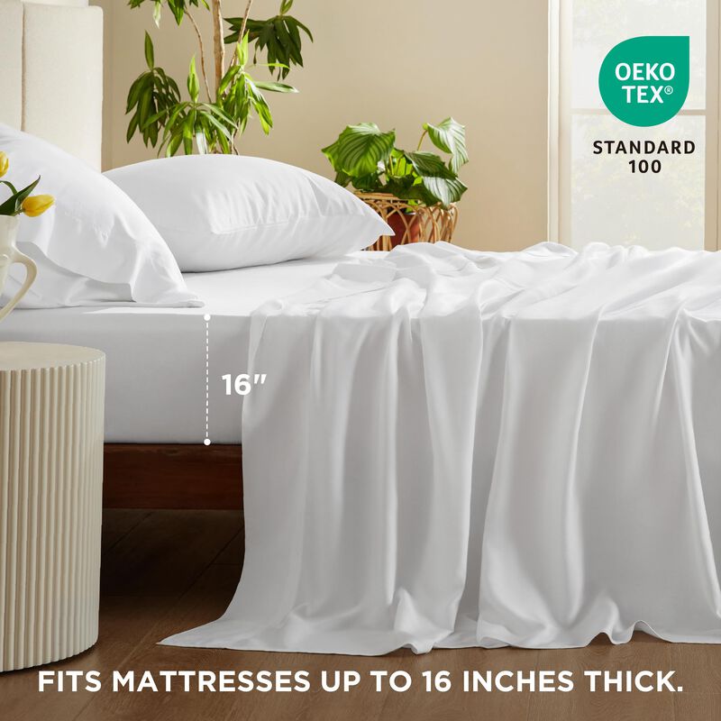 Juego De S&aacute;banas Bedsure King Size Cooling Rayo... image number null