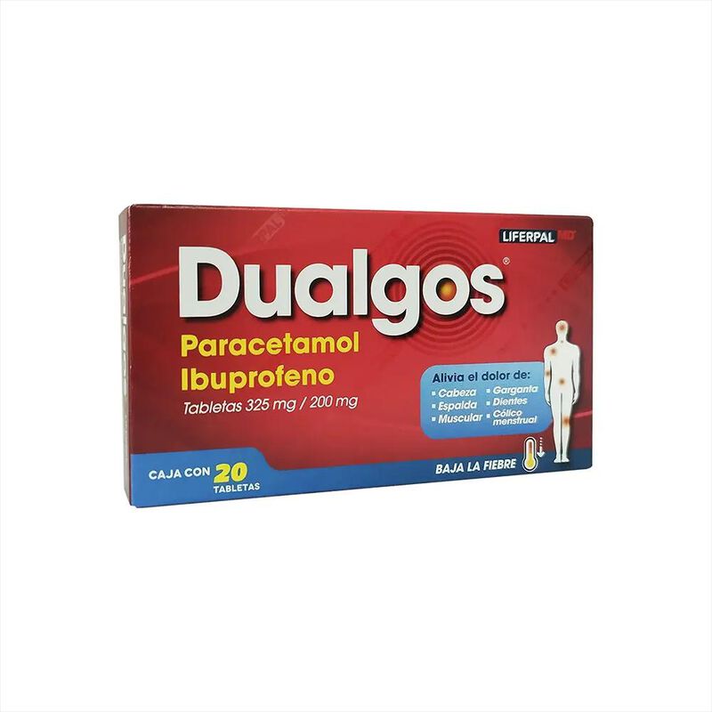 Dualgos 200/325 Mg 20 Tableta(s) image number null