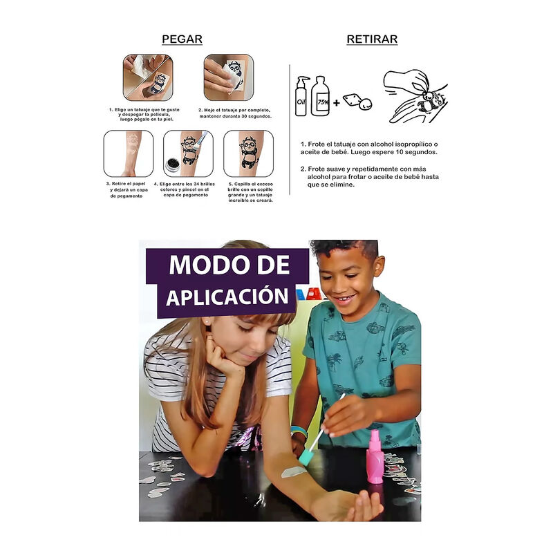 Juguete Set De Tatuajes Beauty Bomb Maquillaje image number null