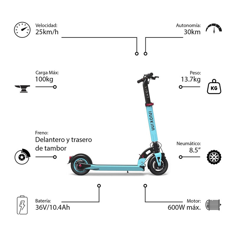 Inokim Scooter Ligth 2 Azul image number null