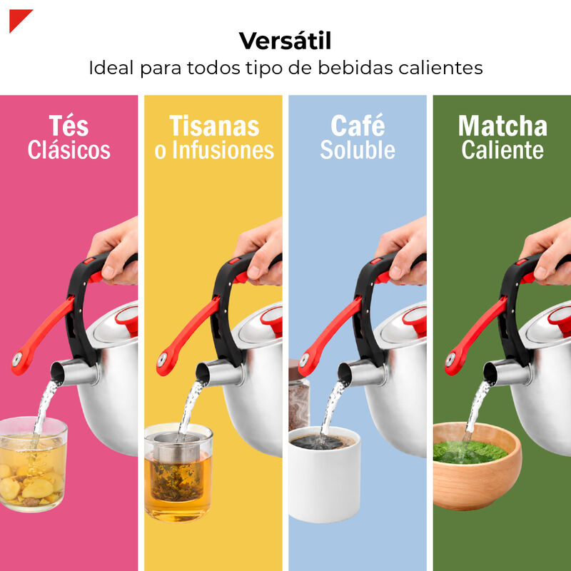 Tetera De 2.5 Litros De Capacidad Acero Inox 30... image number null