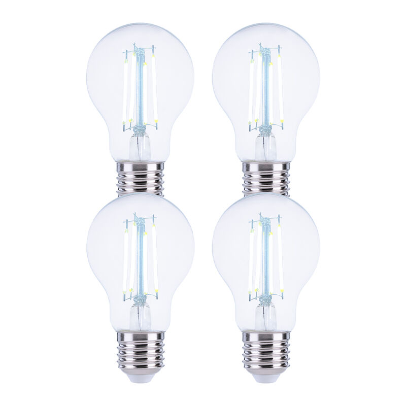 Paquete De 4 Focos A19 Filamento Led 6 W, Irc 9... image number null