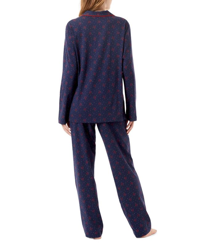 Pijama Vivo Punto Azul Marino image number null