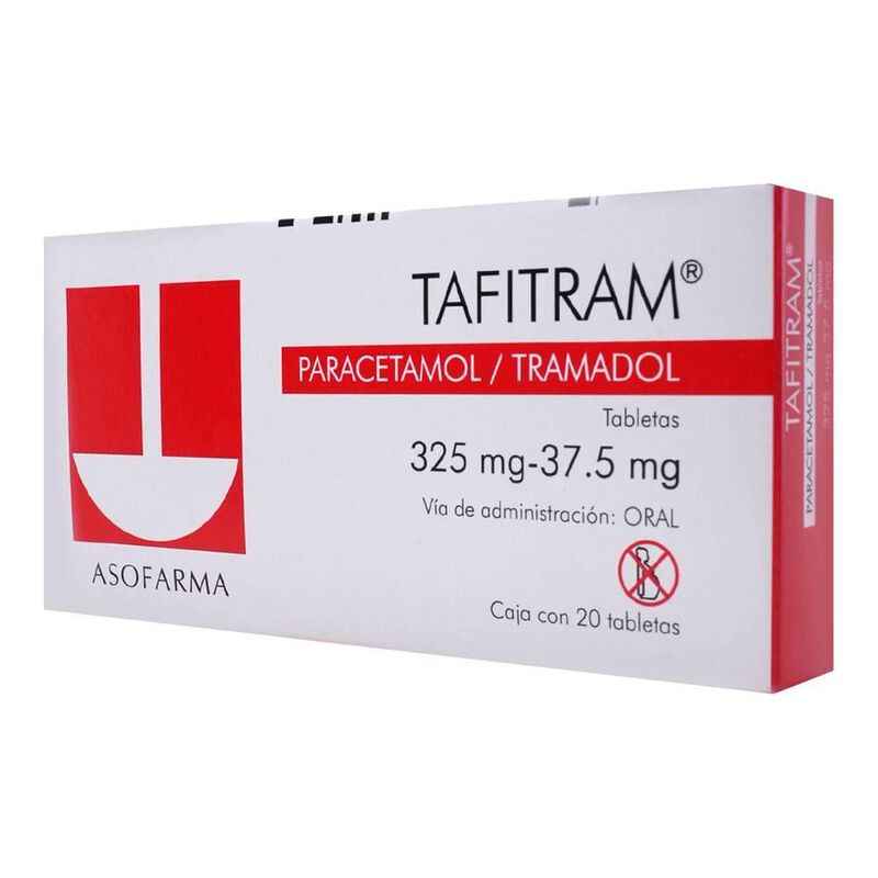 Tafitram 325mg/37.5mg 20 comprimidos 325mg/37.5... image number null