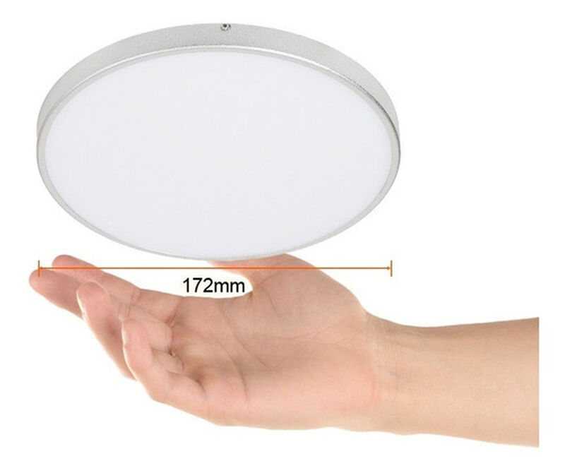 Lampara Plaf&oacute;n Interior  Satinado 9w Luz Suave ... image number null