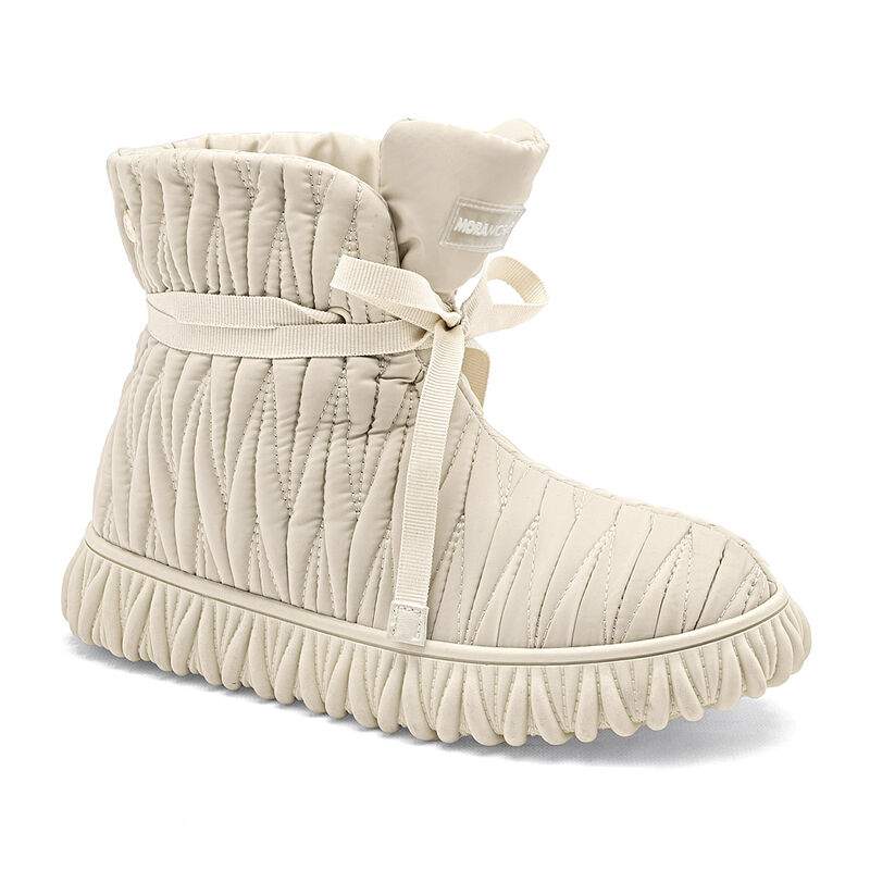 Moramora Bota con peluche para mujer latte image number null