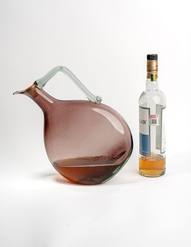 Licorera de Vidrio Soplado Amatista Marea Baja image number null