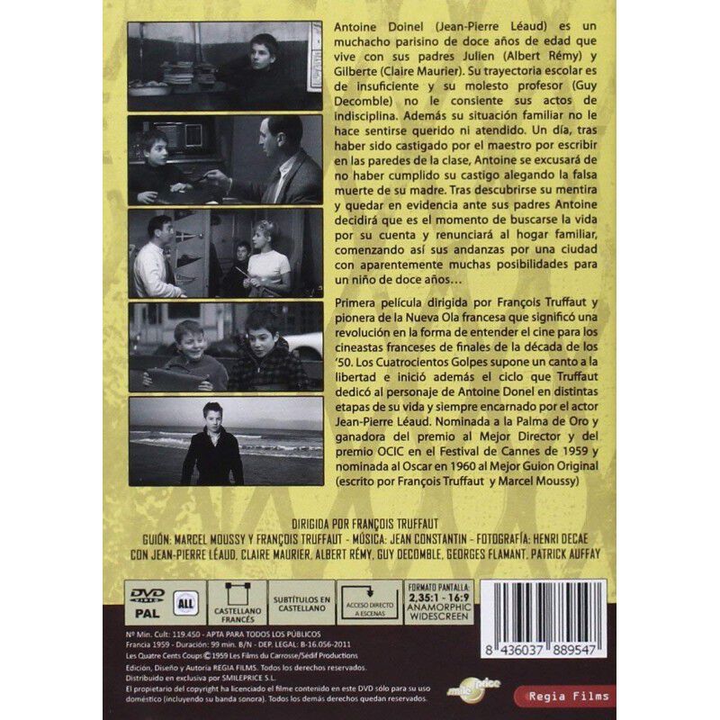 Los 400 Golpes Dvd Les Quatre Cents Coups [dvd] image number null