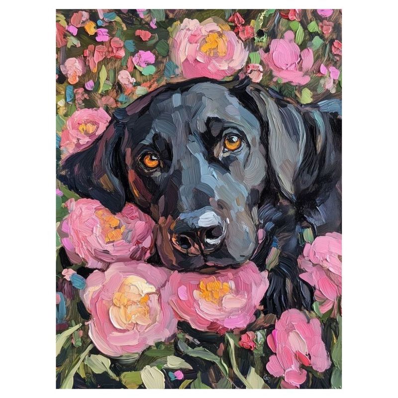Cuadro Decorativo Impreso 40x60cm Labrador image number null