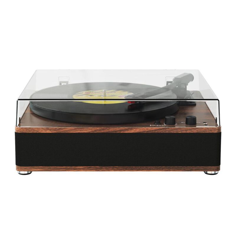 Tocadiscos Bluetooth y USB Retro Caoba Bonn image number null