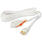 Extensi&oacute;n El&eacute;ctrica Blanca De Uso Rudo, 2x16 Awg De 5 M