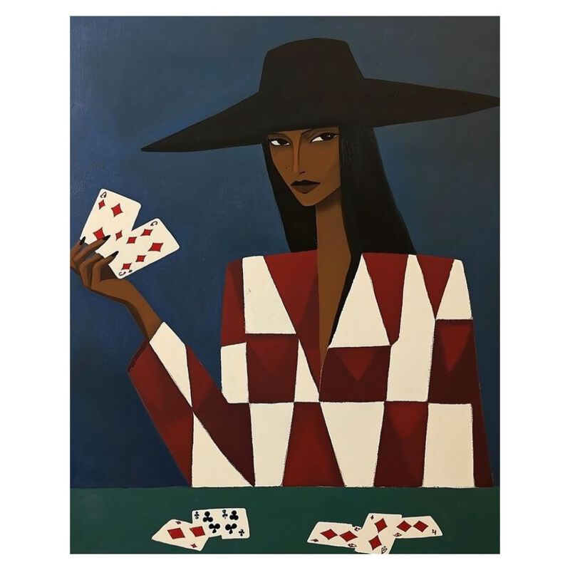 Cuadro Decorativo Impreso 60x80cm Poker image number null