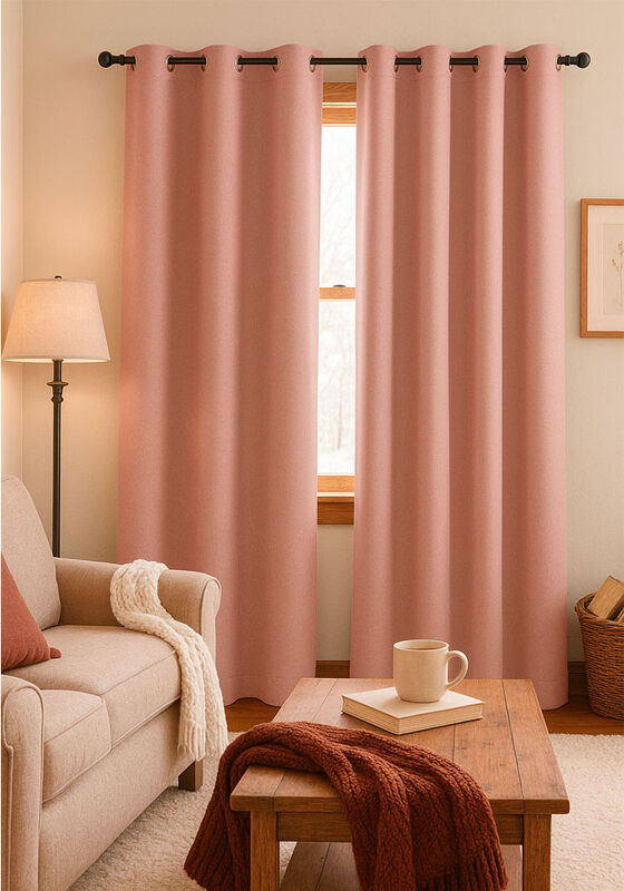 Cortinas Blackout para bloquear luz y ruido Ros... image number null