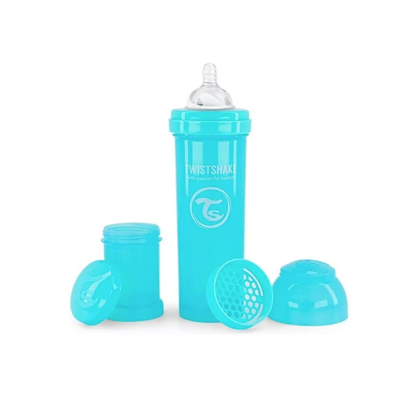 Biber&oacute;n Twistshake Anti-c&oacute;lico 11oz Azul Pastel image number null