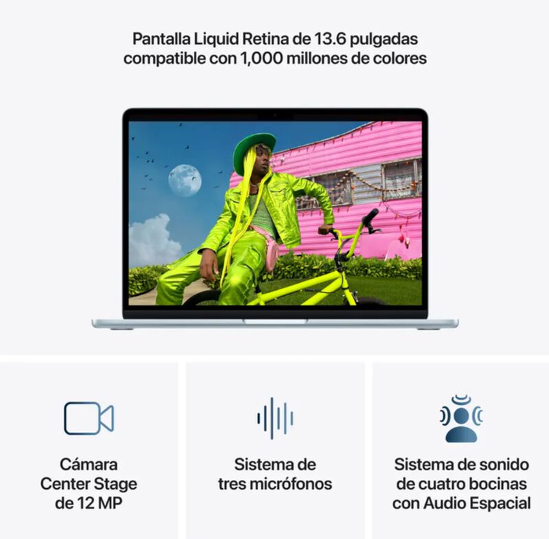 Apple Macbook Air 13" M5 512gb 16gb Azul image number null