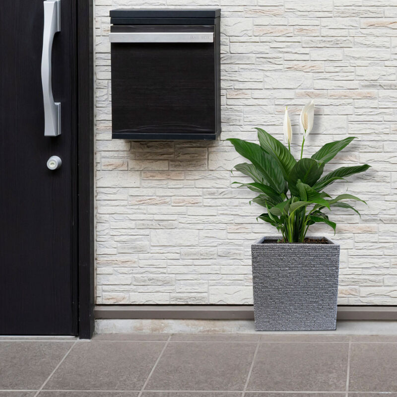 Maceta Jardinera Cuadrada  Gris image number null