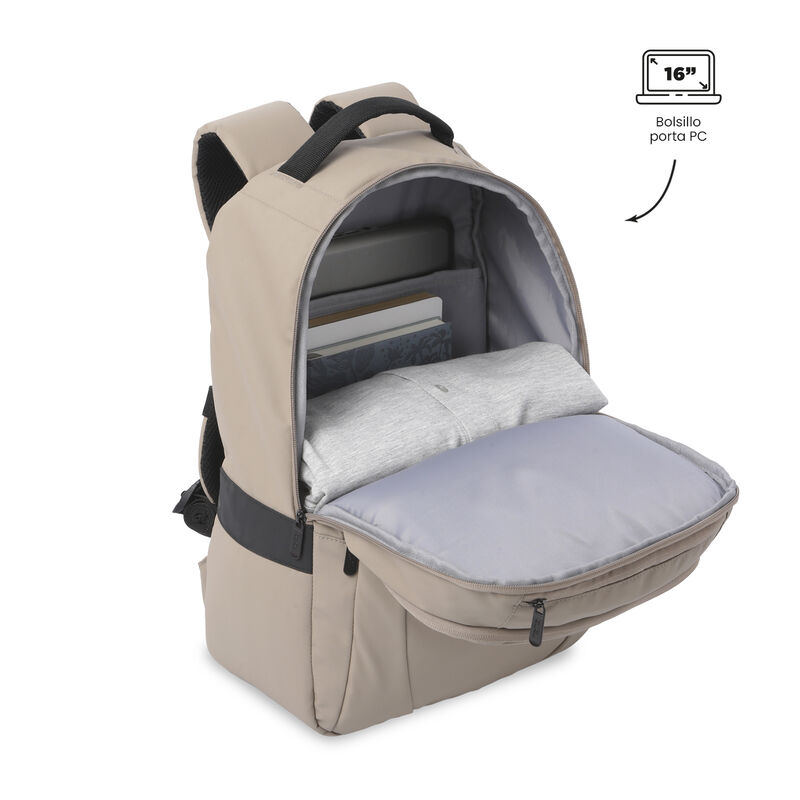 Mochila Grande Totto Wivetto 2.0 Con Porta Lapt... image number null