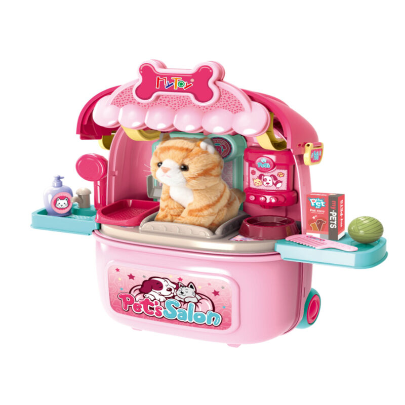 Mochila Sal&oacute;n Porta Mascotas De Juguete Rosa 54... image number null