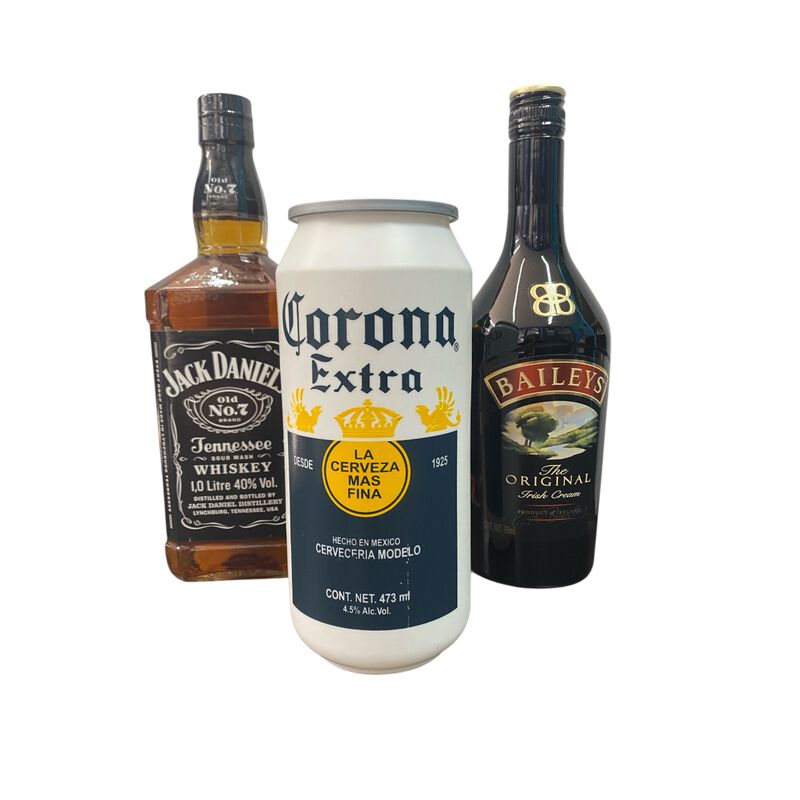 1 Botella Whisky Jack Daniel's 1L + 1 Botella B... image number null