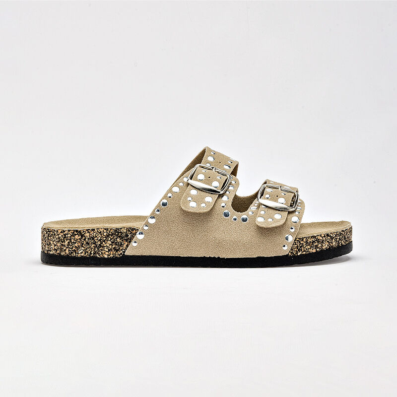 Moramora sandalia piso para mujer beige cod 141... image number null