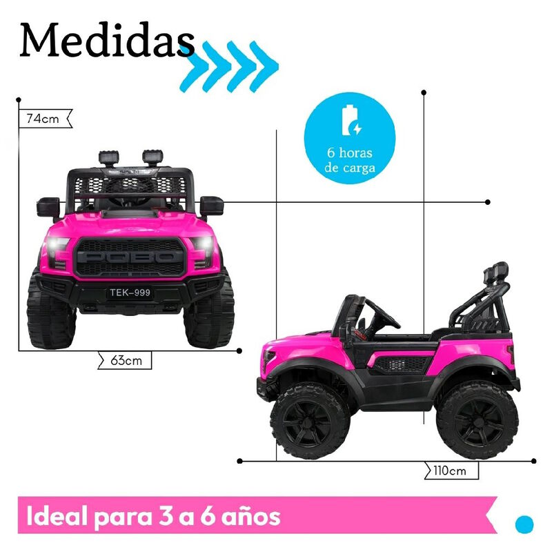 Camioneta Montable El&eacute;ctrica Raptor Para Ni&ntilde;os ... image number null
