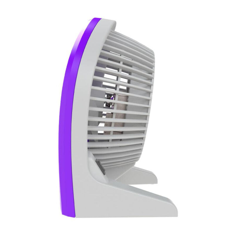 Ventilador De Escritorio O Piso Plastico Morado... image number null