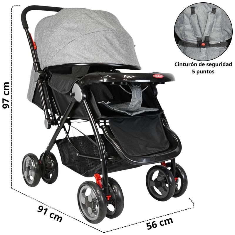 Carriola para Beb&eacute; Manubrio Reversible Asiento ... image number null