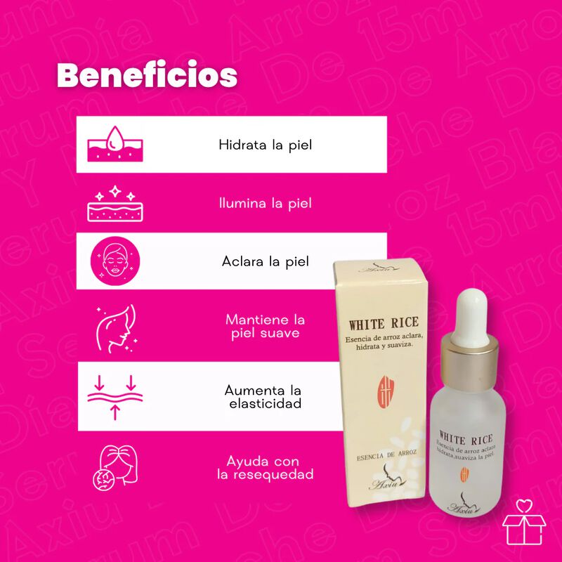 S&eacute;rum De Arroz  Blanco Aclarante White Rice Axi... image number null