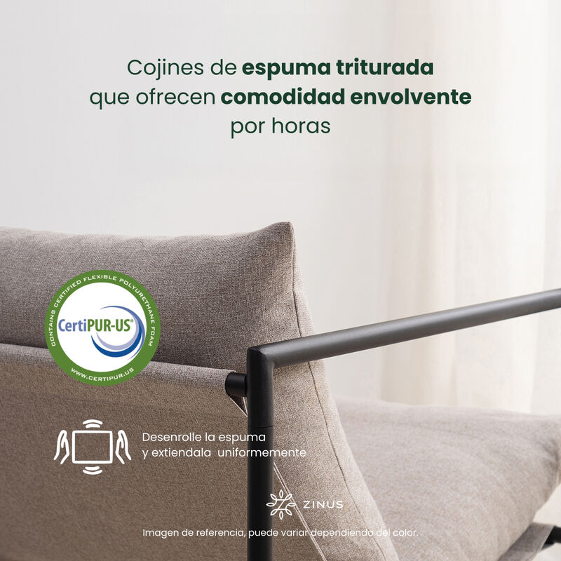 Zinus | Silla De Metal Zinus Aidan Con Cojines ... image number null