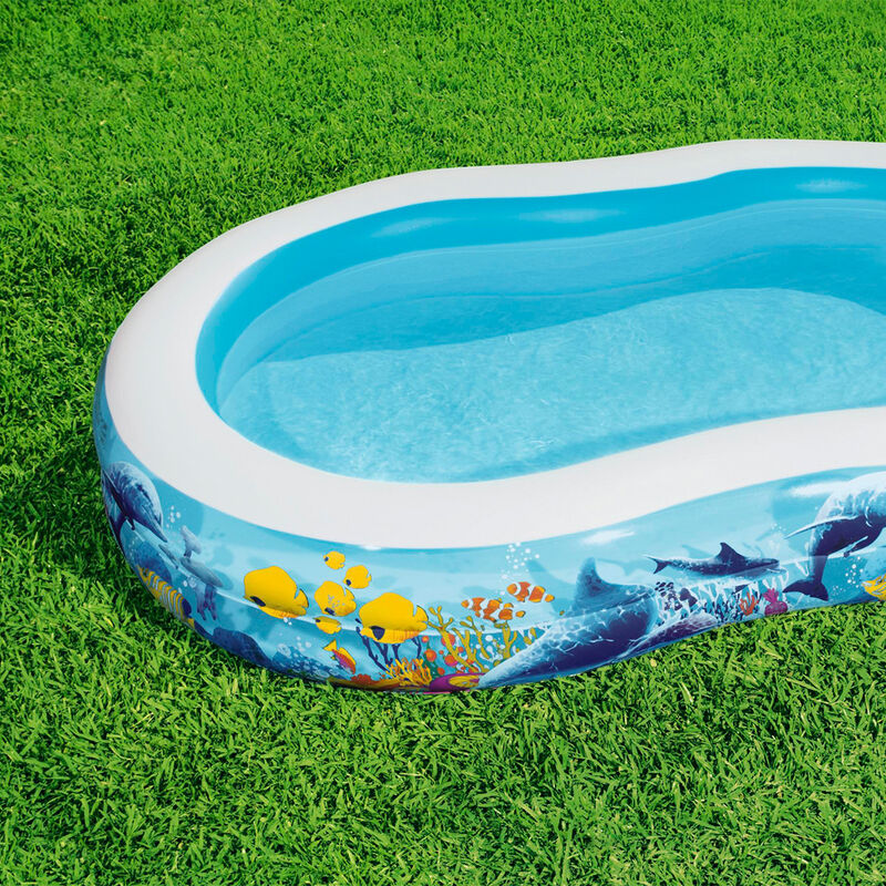 Alberca Inflable 2.62X1.57X46cm Curva 2 Anillos... image number null