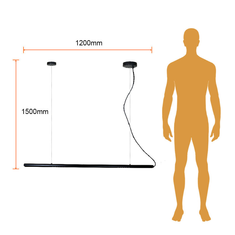 L&aacute;mpara Lineal LED 1.20 m, 12.5 W, Luz C&aacute;lida B... image number null