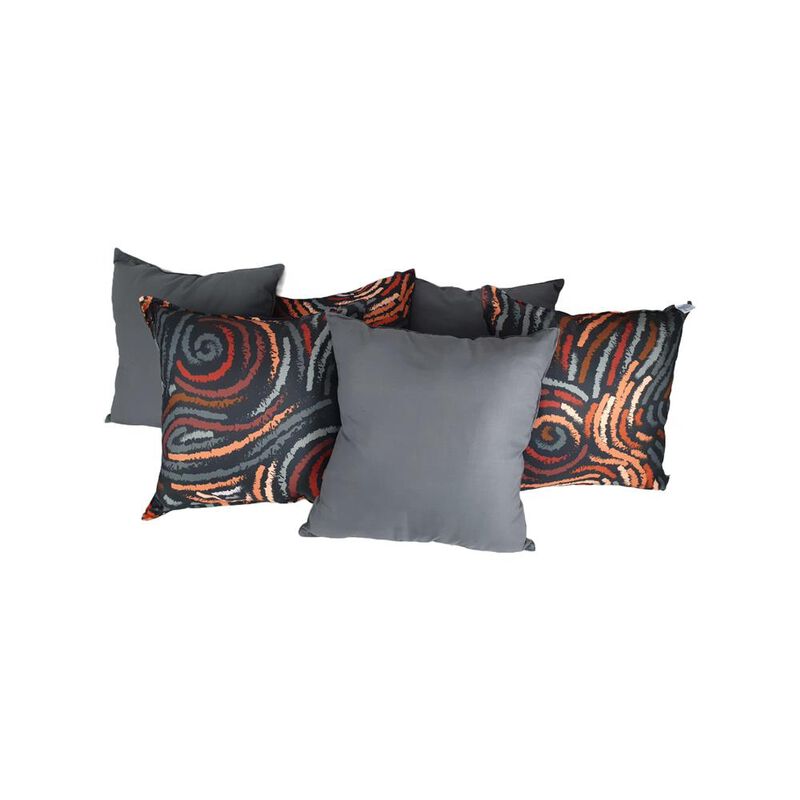 Set 6 Cojines Decorativos Premium Almoda Combin... image number null