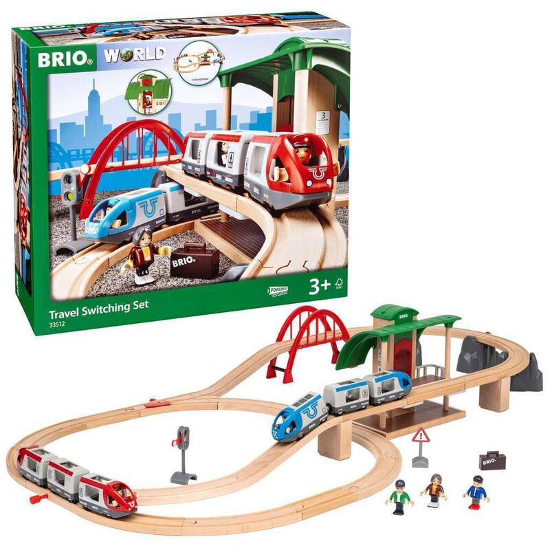 Set De Juguetes Para Trenes Brio World Travel S... image number null
