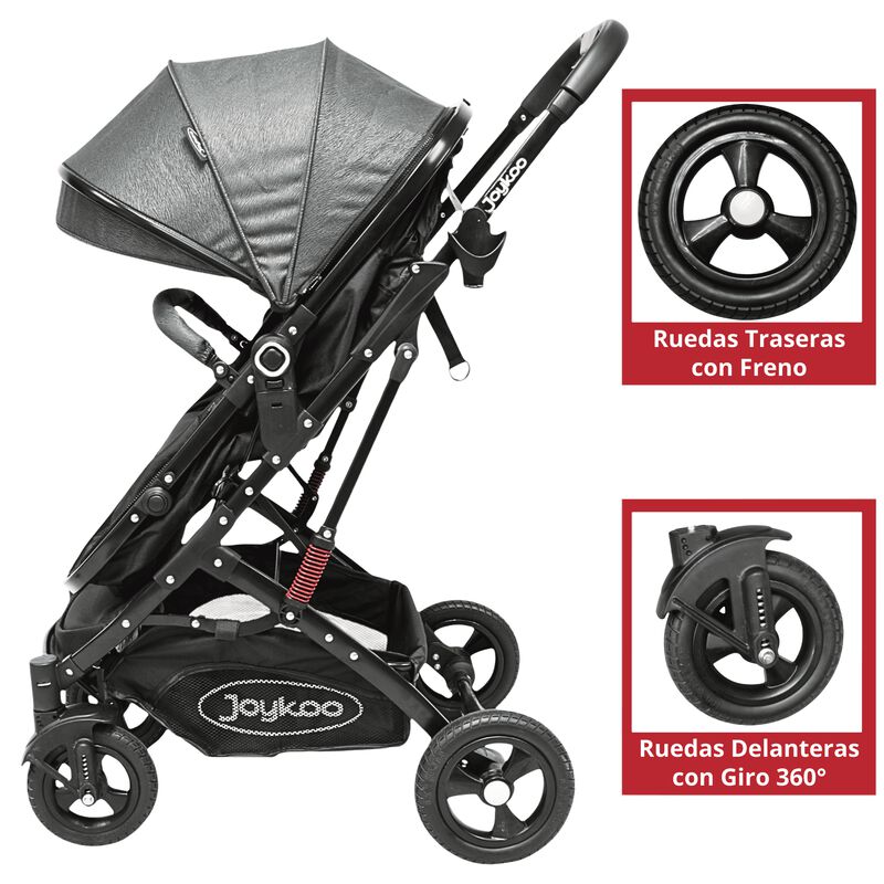 Carriola para Beb&eacute; con Portabeb&eacute; Reversible Con... image number null