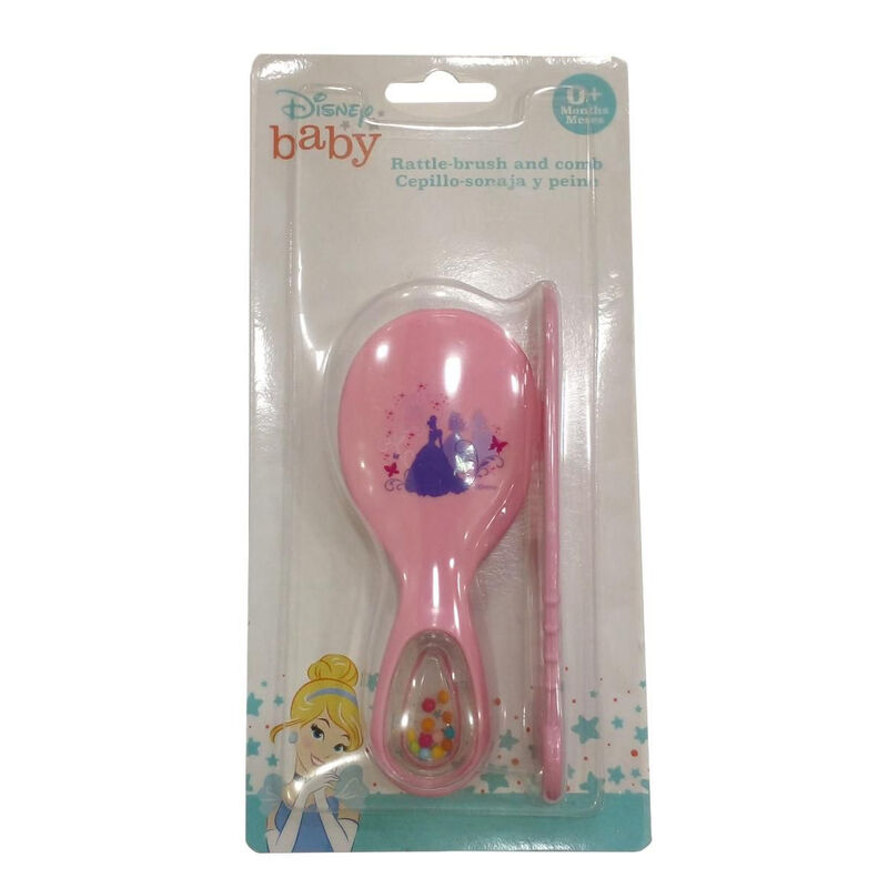 Cepillo Y Peine Con Sonaja Para Beb&eacute;s Disney Ba... image number null