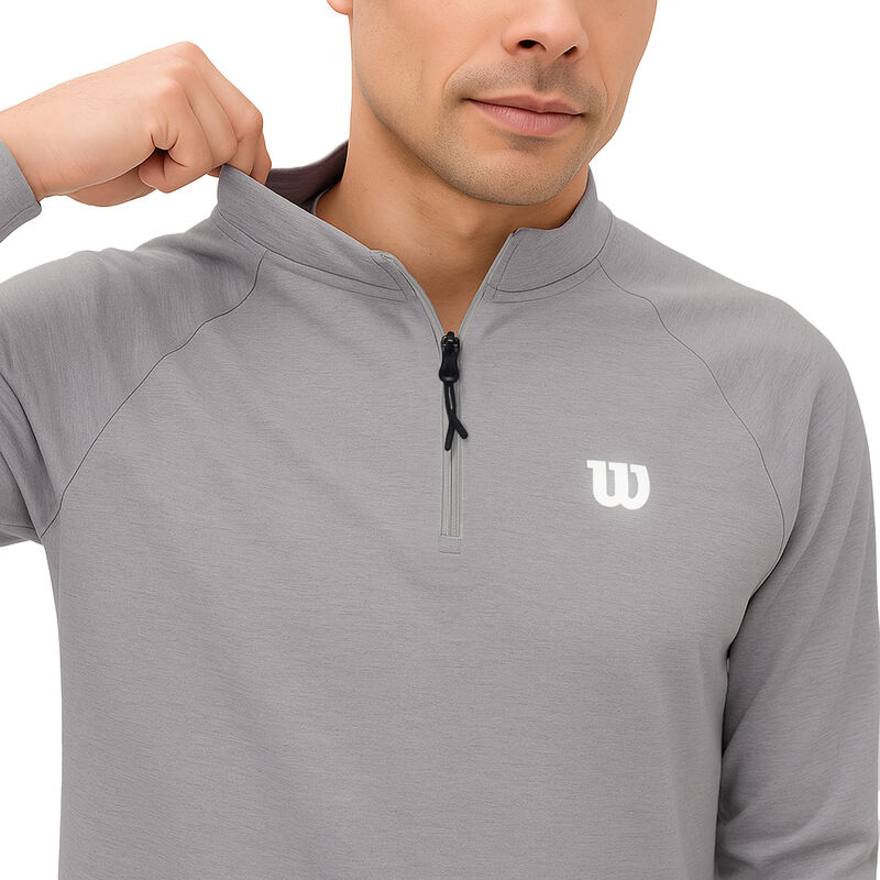 Sudadera Wilson Long Sleeve Medio Cierre Hombre... image number null