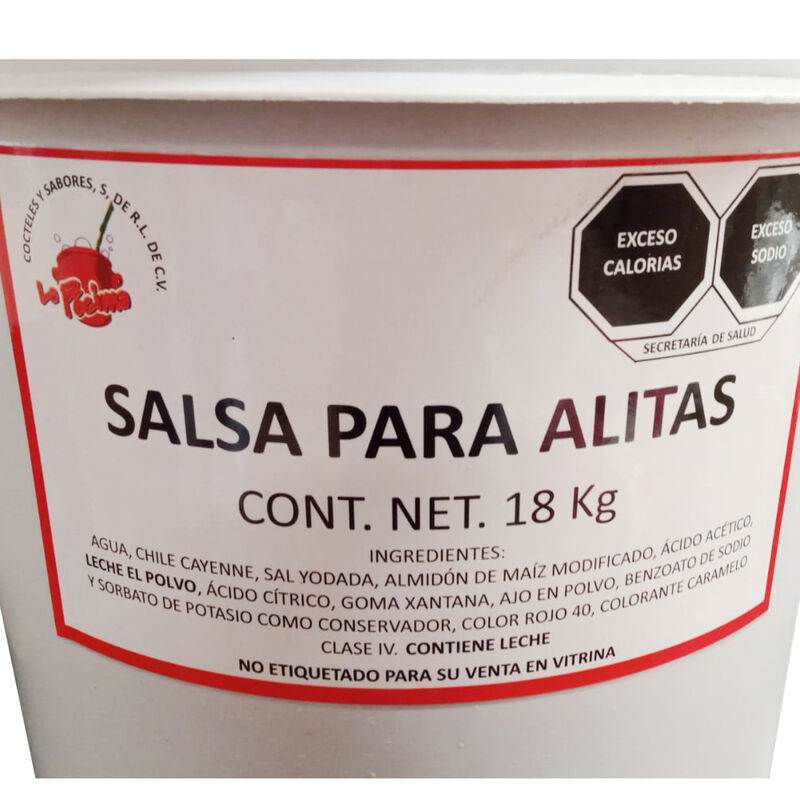 Salsa para Alitas La P&oacute;cima 18 kg image number null