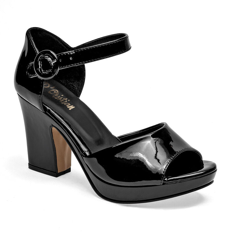 D'Cristian Zapatos para mujer negro charol image number null
