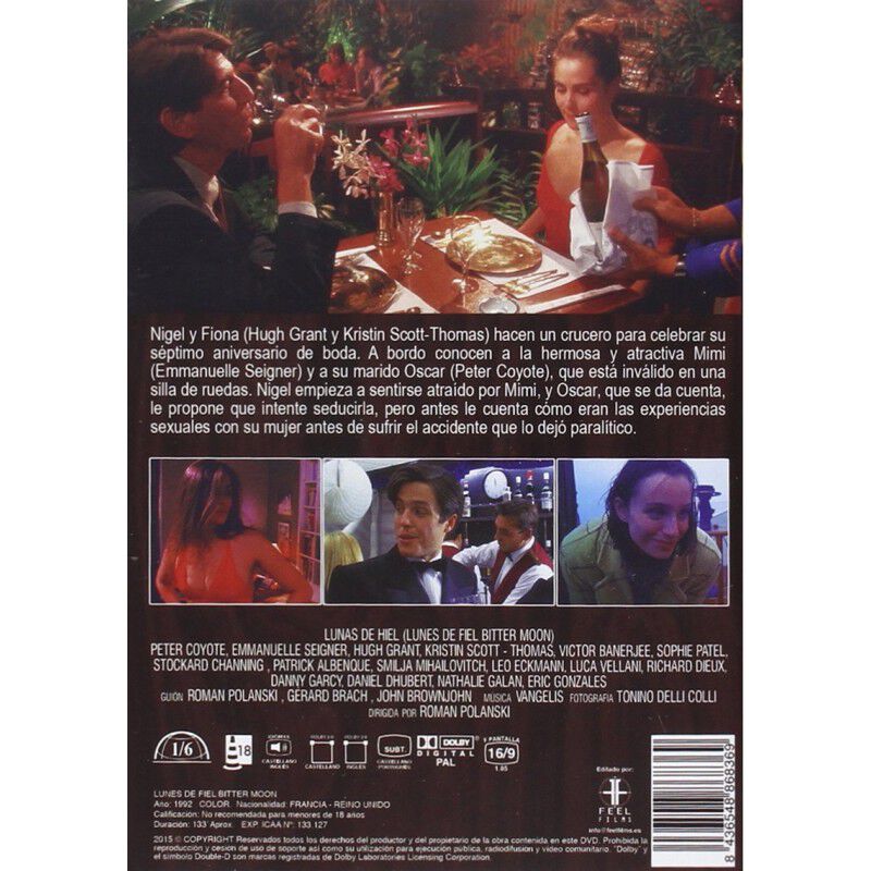 Lunas De Hiel [dvd] (1992) Bitter Moon (lunes D... image number null