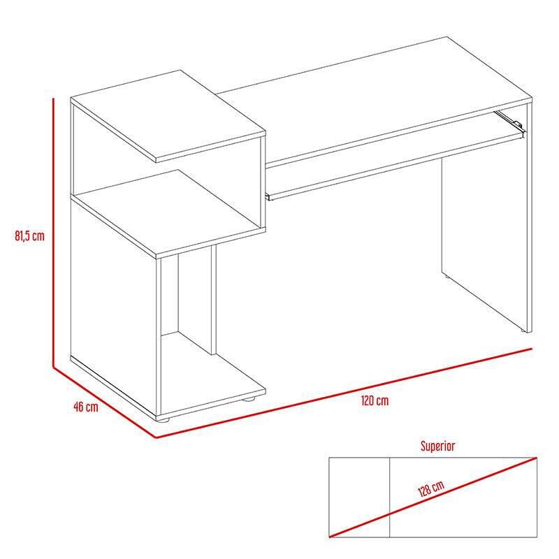 Combo Para Oficina Izan, Wengue, Incluye librer... image number null