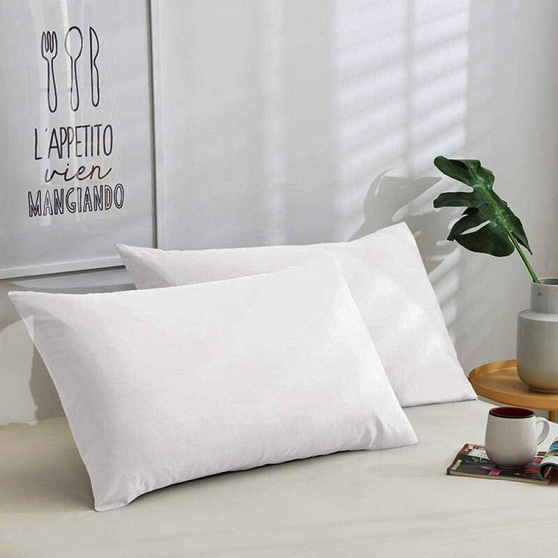 Fundas de Almohada Suaves y Duraderas Blanco Ky... image number null