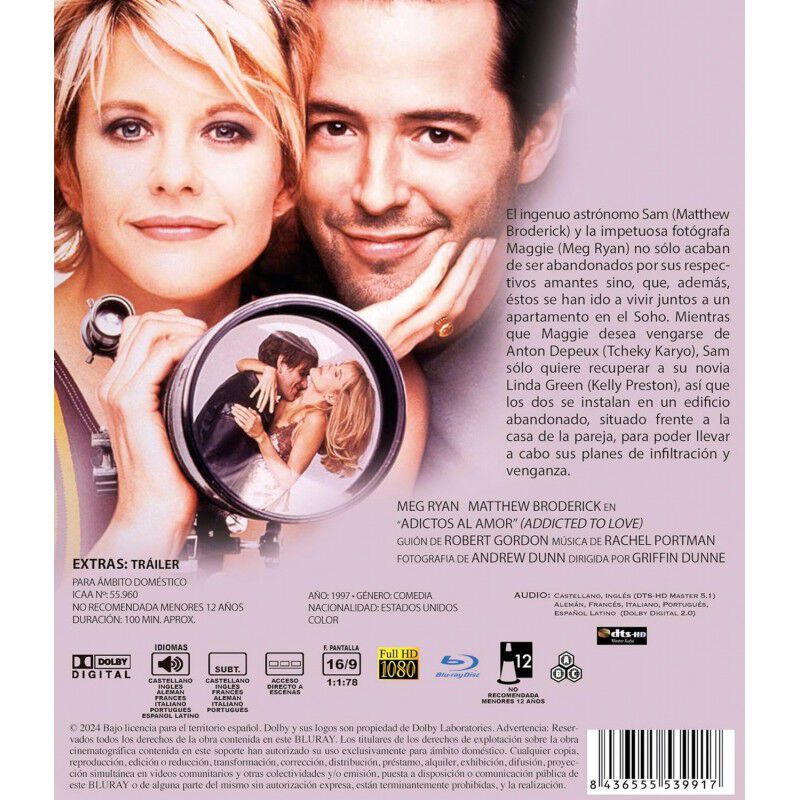 Adictos Al Amor Bd 1997 Addicted To Love [blu-r... image number null