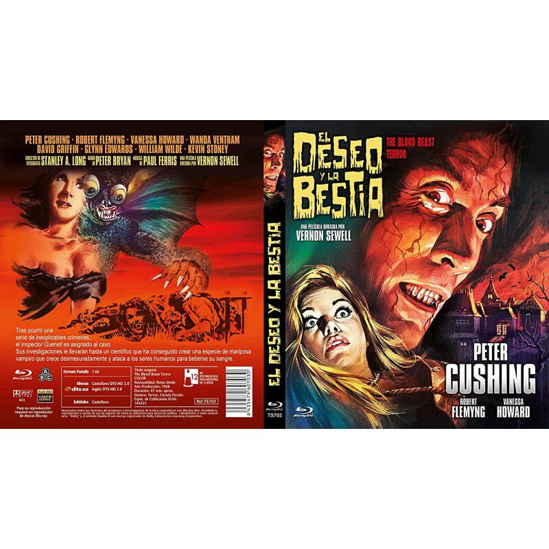 El Deseo Y La Bestia Bd 1968 The Blood Beast Te... image number null