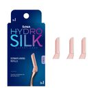 Cuchillas De Recambio Para Varitas Dermaplanadoras Schick Hydro Silk, Cuchillas Dermaplane De 3 Quilates | Microcuchillas Para Rostro, Recargas De Dermaplanamiento Hydro Silk, Recargas Para Cuchillas De Afeitar Hydro Silk, Recargas Para Cuchillas De Herramientas De Dermaplanamiento, 3 Unidades